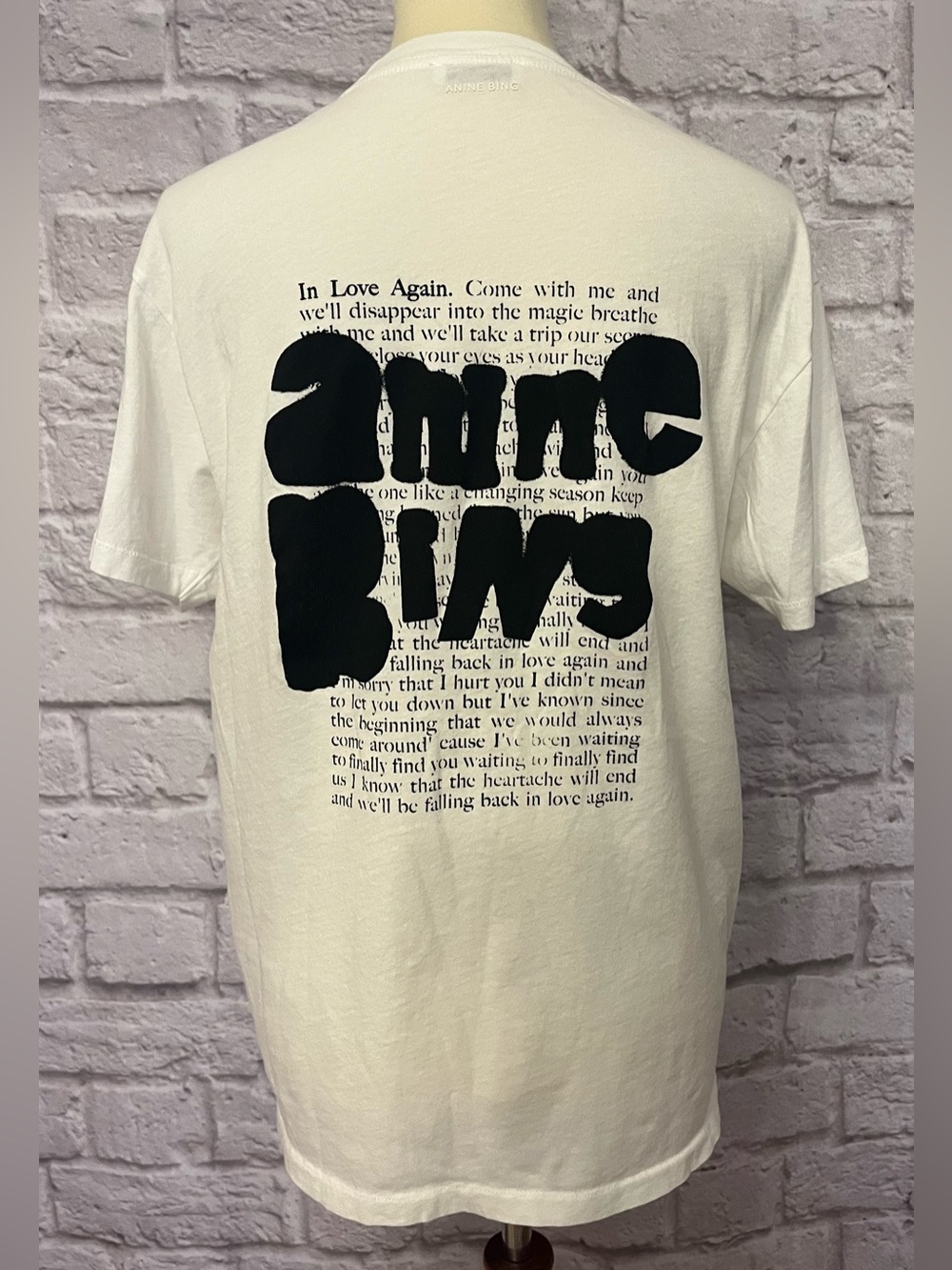 Anine Bing Lyrics Tee